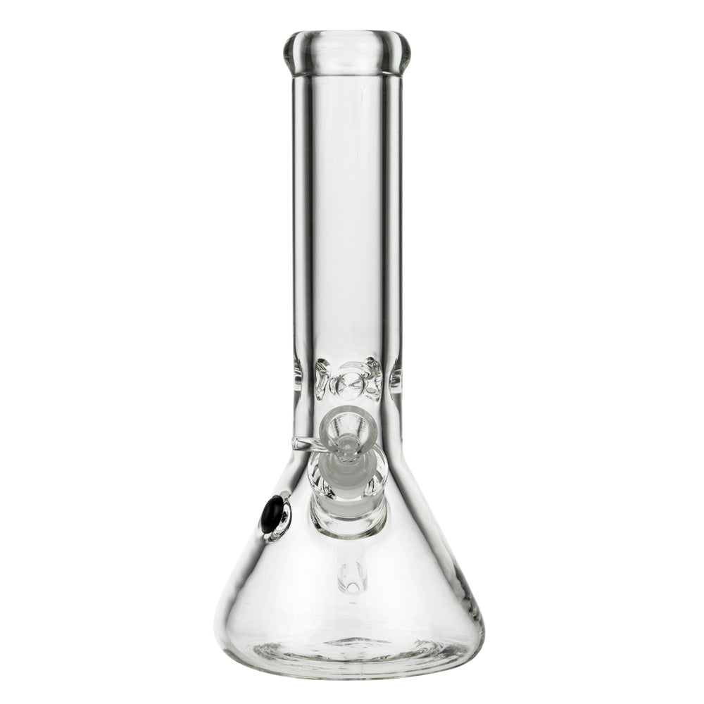 Beaker Base 9mm -Glass Ice Bong - 30cm - Front view