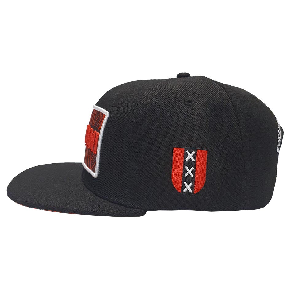 Lauren Rose x Prix D'Ami City Map Patch Snapback Hat | side view 2