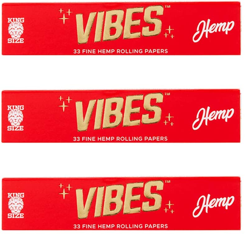 VIBES King Size Slim Hemp Rolling Papers