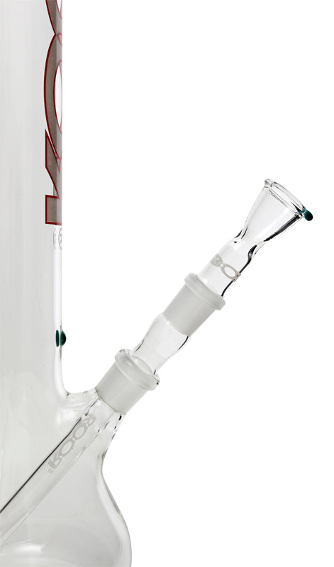 ROOR Little Sista 3.2mm White & Red | 45cm - Downstem and Herb Bowl Included
