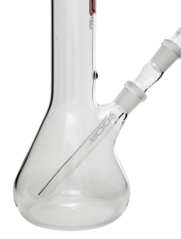 ROOR Little Sista 3.2mm White & Red | 45cm - Beaker Base