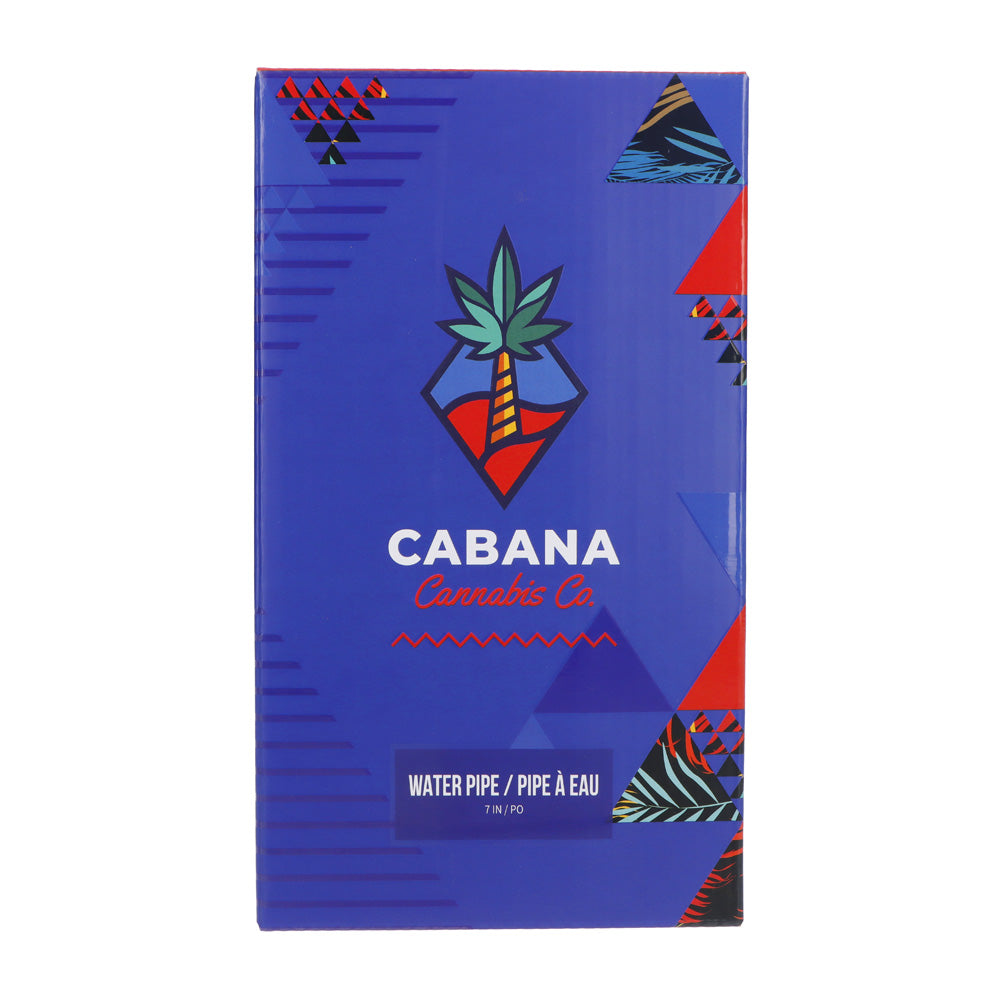 Cabana Cannabis Co. Beaker Base Bong with Circular Foot | Box | front view