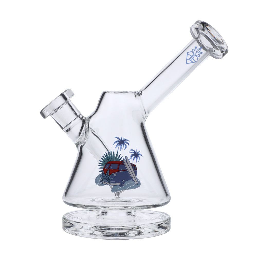 Cabana Cannabis Co. Beaker Base Bong with Circular Foot | Clear | without bowl