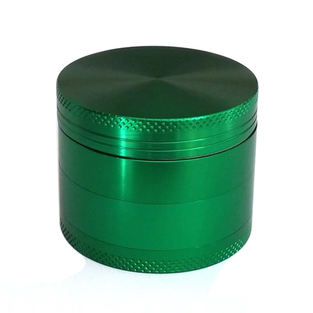Aluminum 63mm Herb Grinder with Pollen Screen and Magnetic Lid