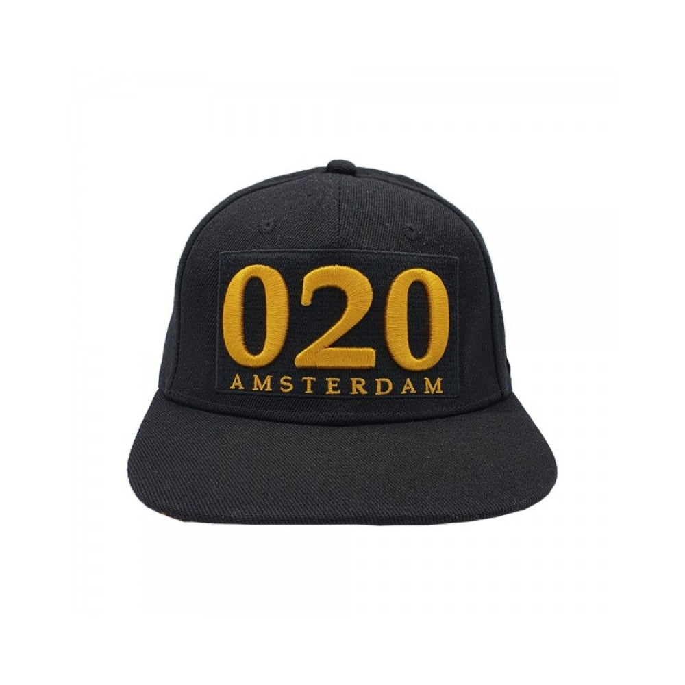 Lauren Rose 020 Amsterdam Gold Classic Snapback Hat | front view