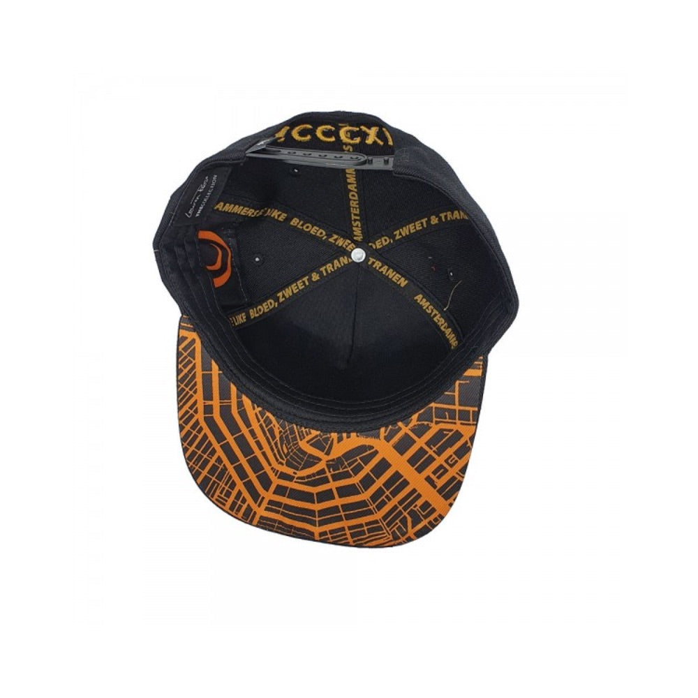 Lauren Rose 020 Amsterdam Gold Classic Snapback Hat | bottom view