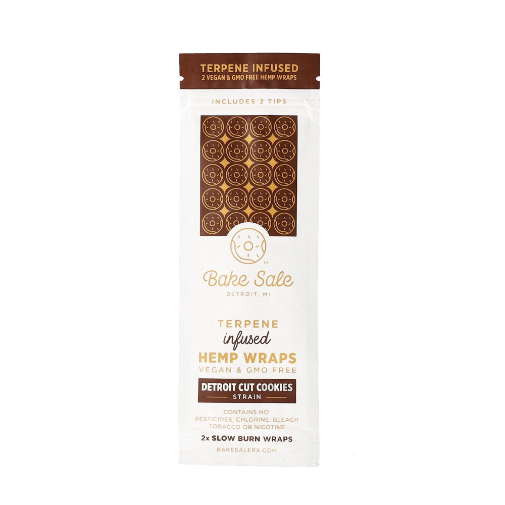 Bake Sale Terpene Infused Herbal Wraps | 2 Pack | Detroit Cut Cookies