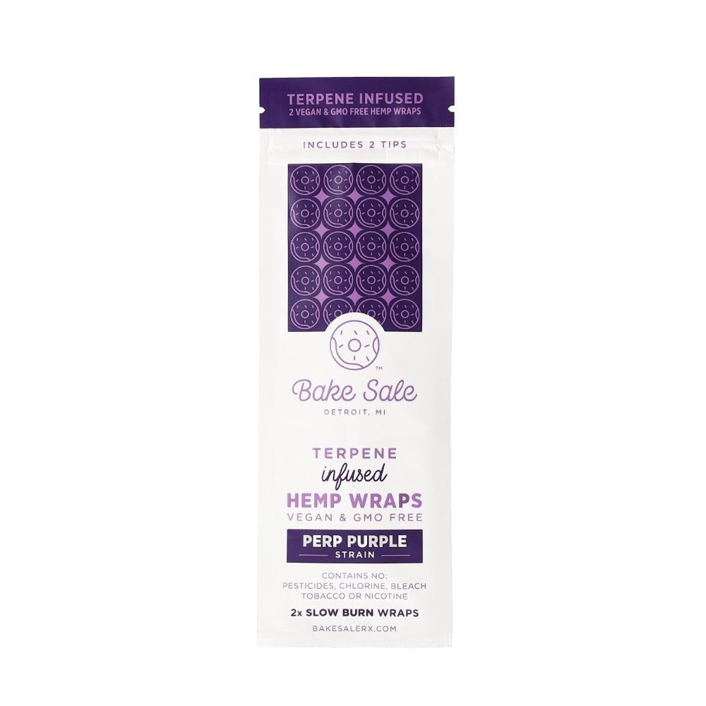 Bake Sale Terpene Infused Herbal Wraps | 2 Pack | Perp Purple