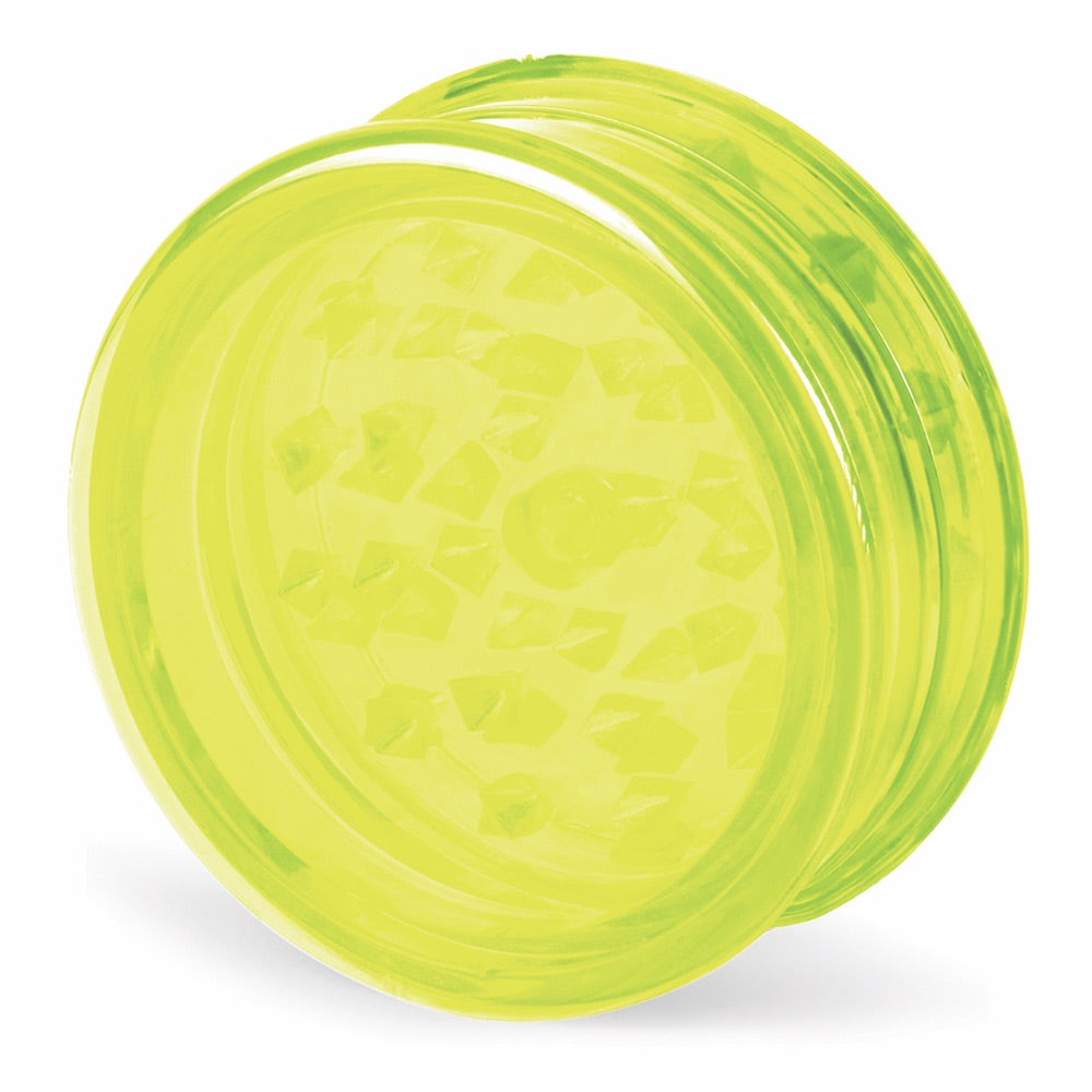 Beamer 63mm 3-Part No Logo Acrylic Grinder | yellow