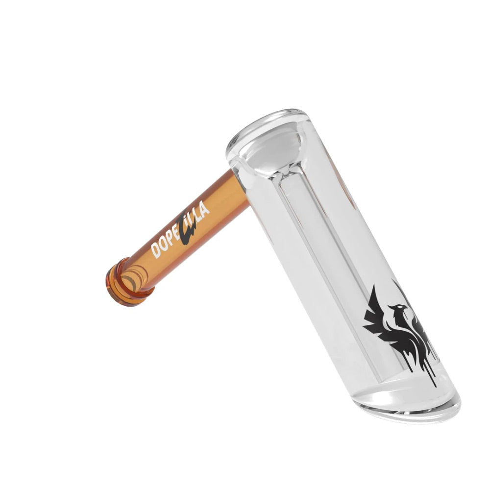 Dopezilla Phoenix Bubbler | Amber | side view 1