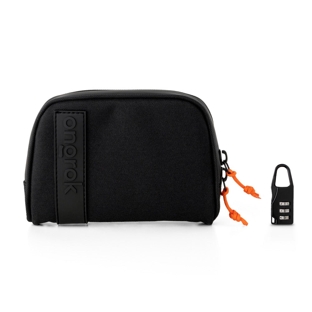 ONGROK Smell Proof Locking Wallet 2.0 | Black | Large