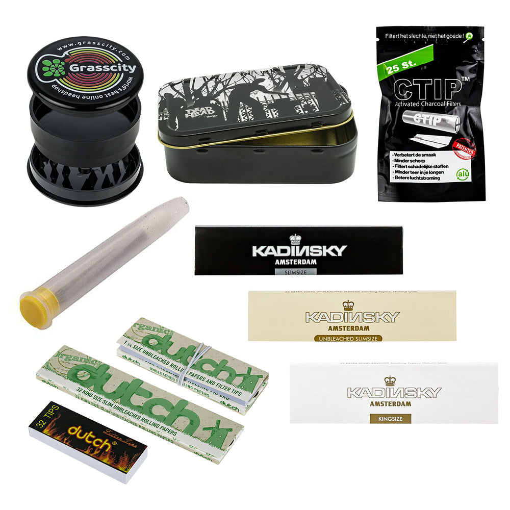 Grasscity Crazy Combo Deal | Amsterdam Blunt Starter Kit | Dead Head