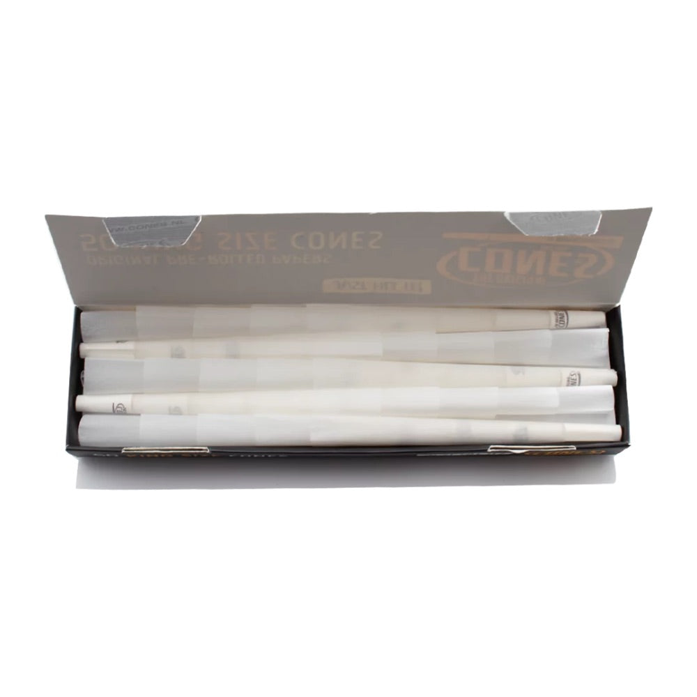 Cones Original Basic King Size Pre-Rolled Cones | 50 Pack | top view