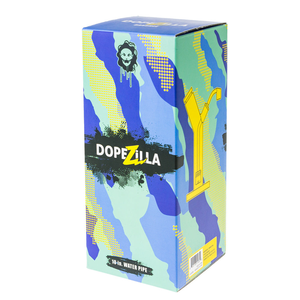Dopezilla Glass Banshee Dab Rig | 10 Inches | Dark blue | Box