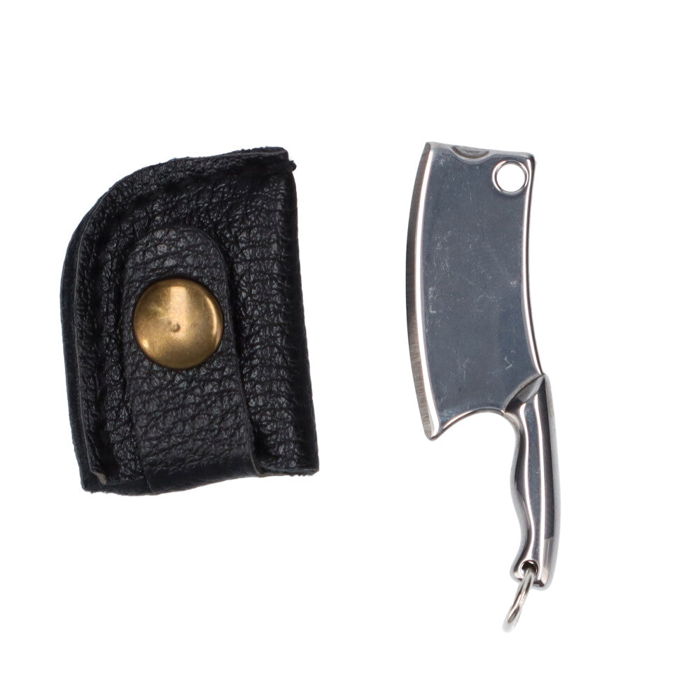 THG Co. EX II Mini Chopping Knife with Cover | Silver - With cover