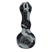 EYCE Hybrid Silicone and Glass Spoon Pipe | Gray and Black