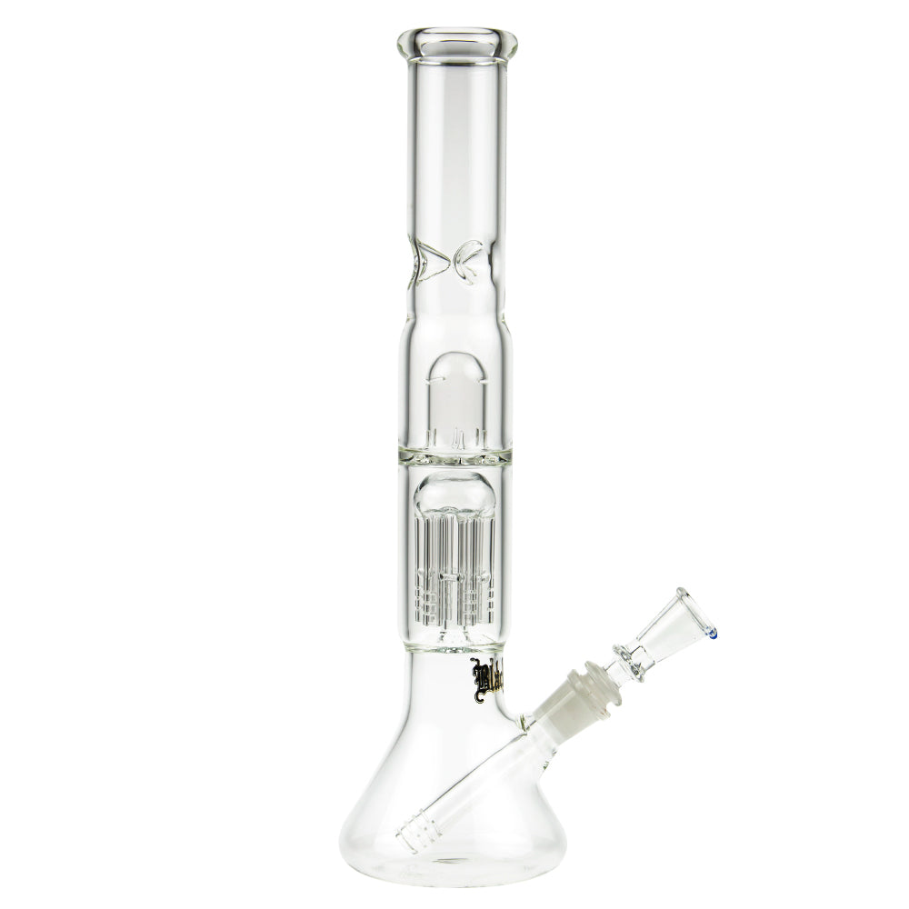 Black Leaf ELITE Beaker Base 6-Arm Perc Ice Bong | No Carb Hole - Side View 6