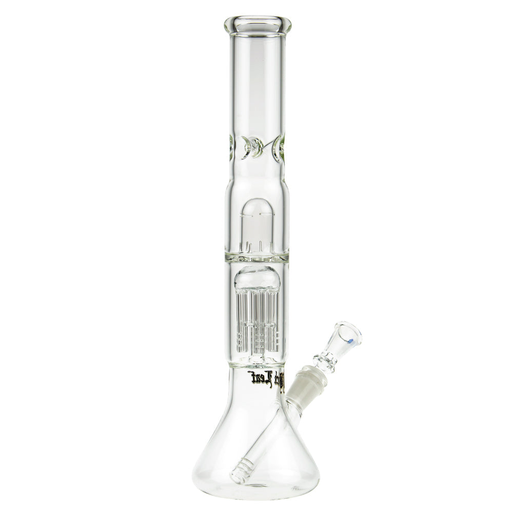 Black Leaf ELITE Beaker Base 6-Arm Perc Ice Bong | No Carb Hole - Side View 5