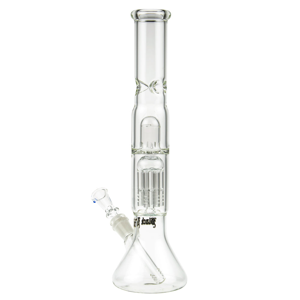 Black Leaf ELITE Beaker Base 6-Arm Perc Ice Bong | No Carb Hole - Side View 4
