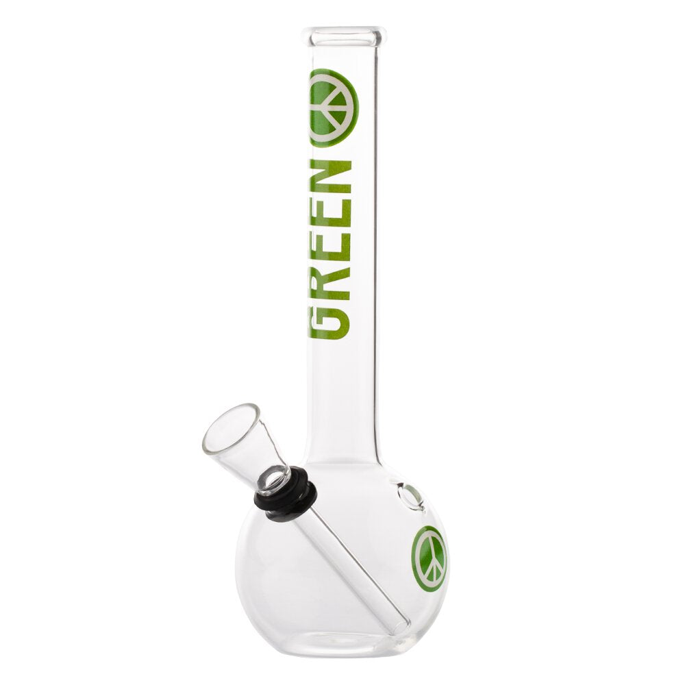 Greenline Bubble Base Glass Rasta Bong Giftset | bong