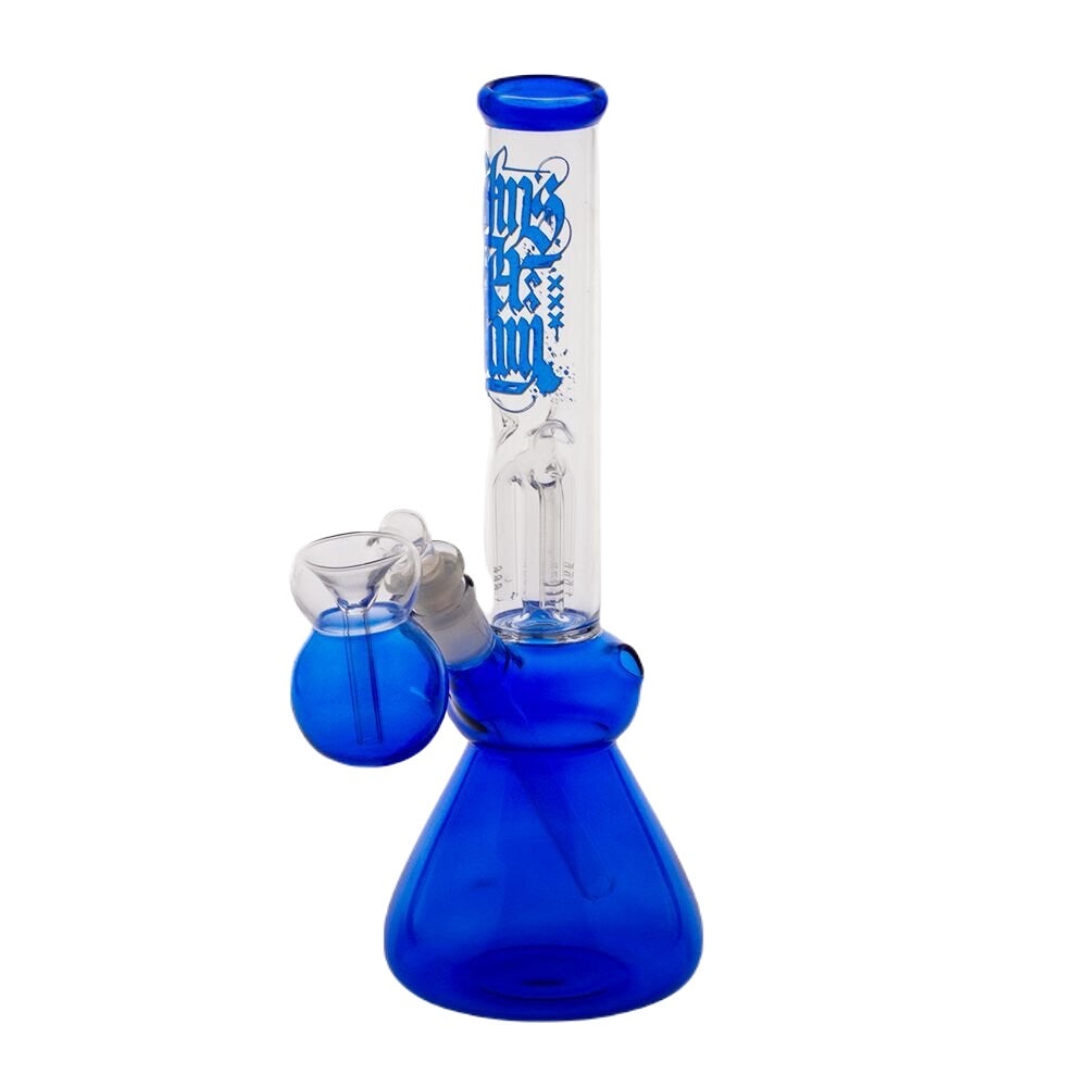 Amsterdam Glass Leaf Tree Perc Ice Bong
