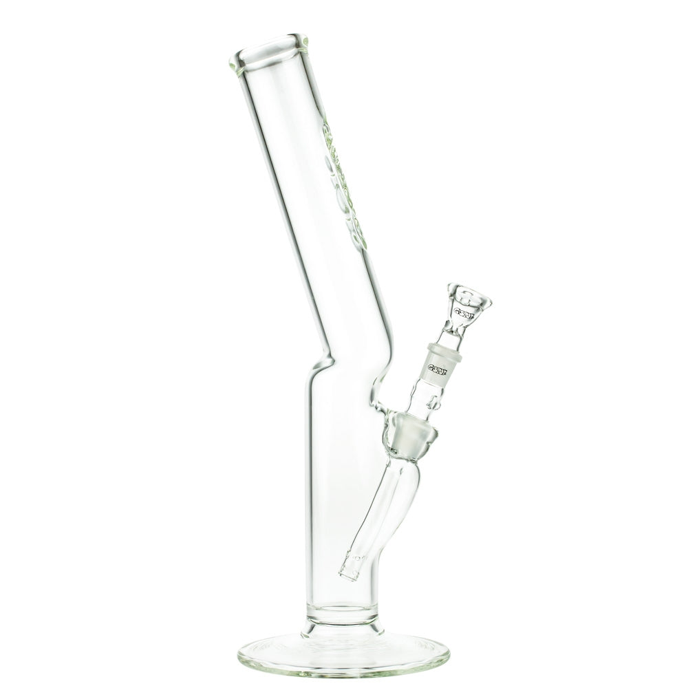 G-Spot Glass Blitz Bong with Flame Polished Logo | 40cm - Side View 4