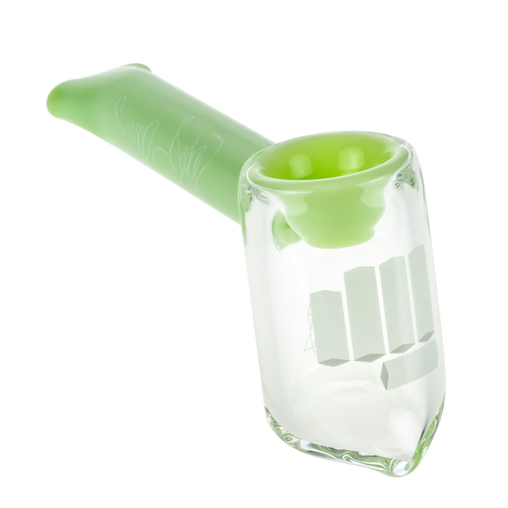 Snoop Dogg Pounds Friendship Hand Pipe | Milky Green - Side View 1