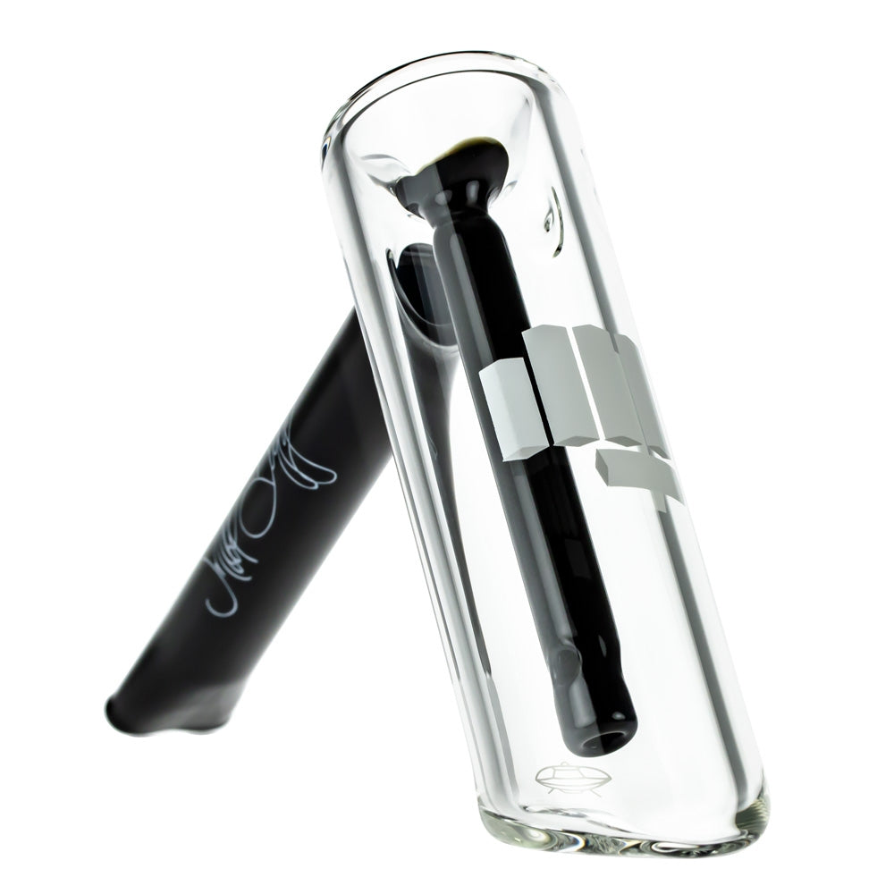 Snoop Dogg Pounds Lightship Handheld Bubbler | Black - Side View 1