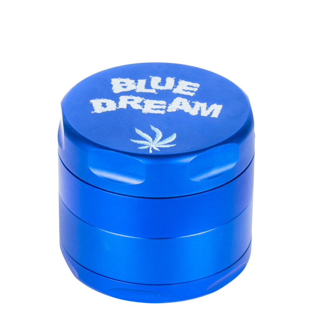 Famous Brandz Puff Puff Pass 4-Part Aluminum Herb Grinder | Blue Dream
