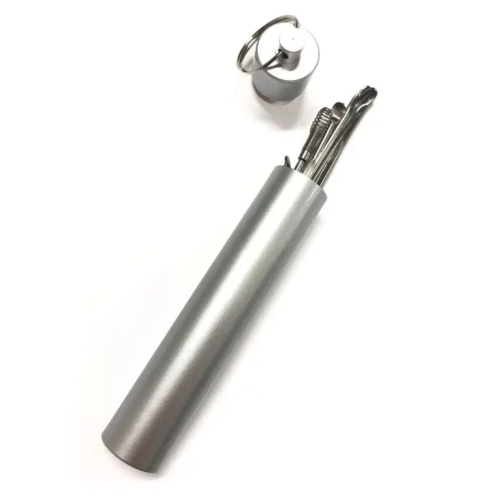 THGC Dabsh Dabber Kit | Silver | In storage tube