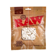 RAW Slim Cotton Filter Tips | Bag of 200 <br>