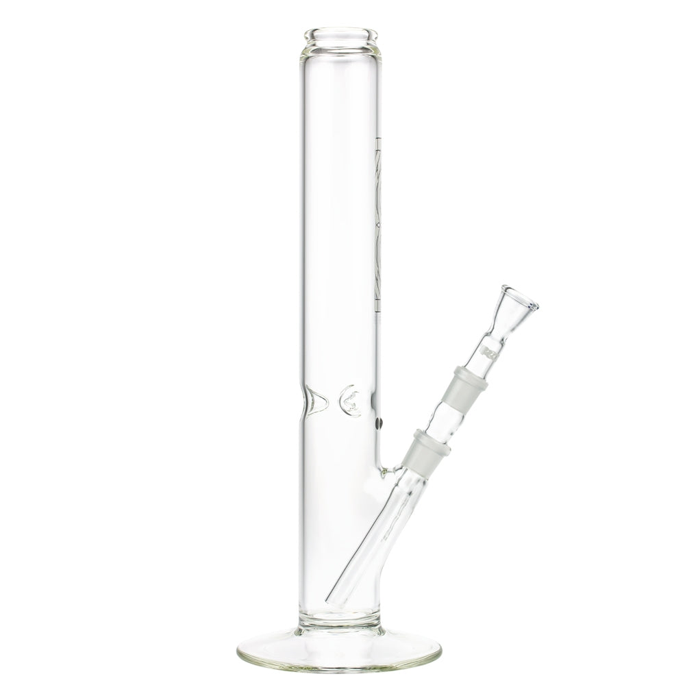 ROOR 3.5mm Black & White series | 40cm | Straight Cylinder Ice Bong | 18.8mm - Side View 6