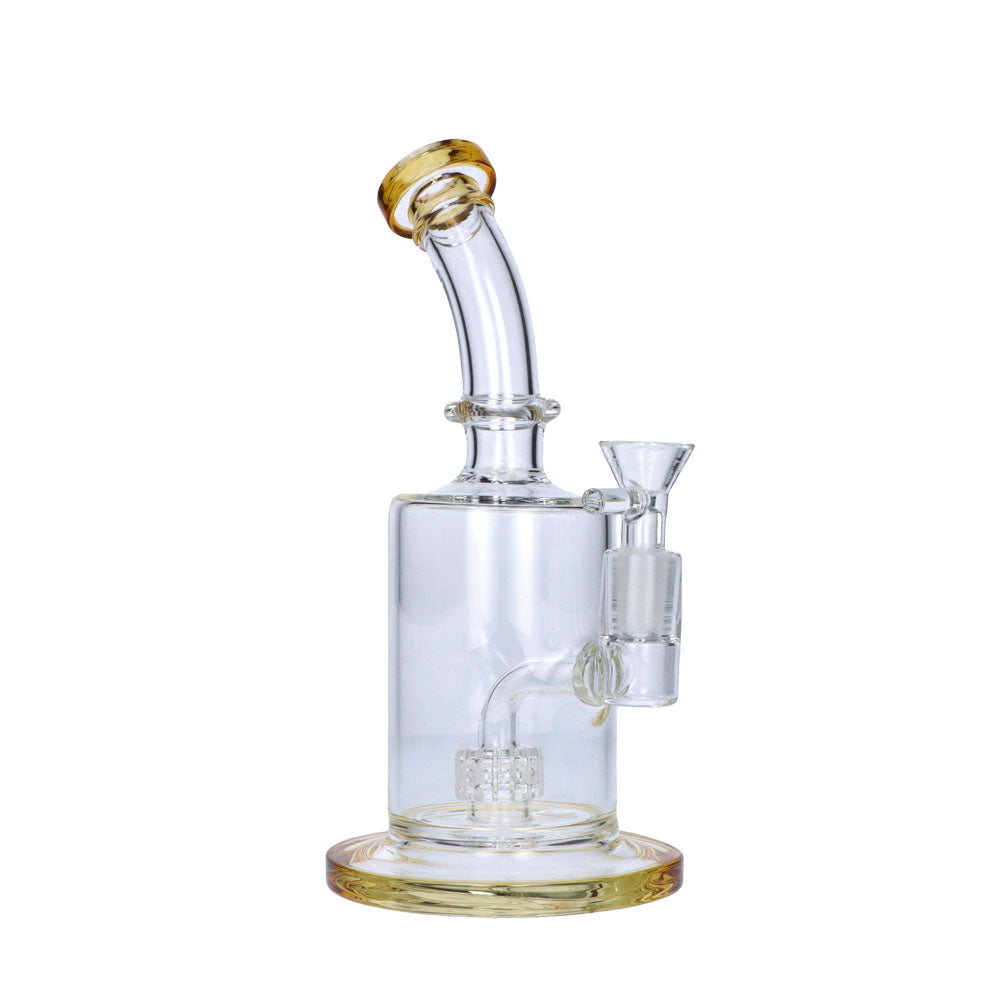 Glass Bubbler with Drum Percolator
