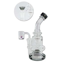 BLAZE Recycler Hybrid Dab Rig with Drum Percolator | Grey