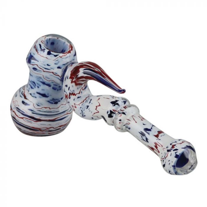 Glass Fancy Hammer Bubbler